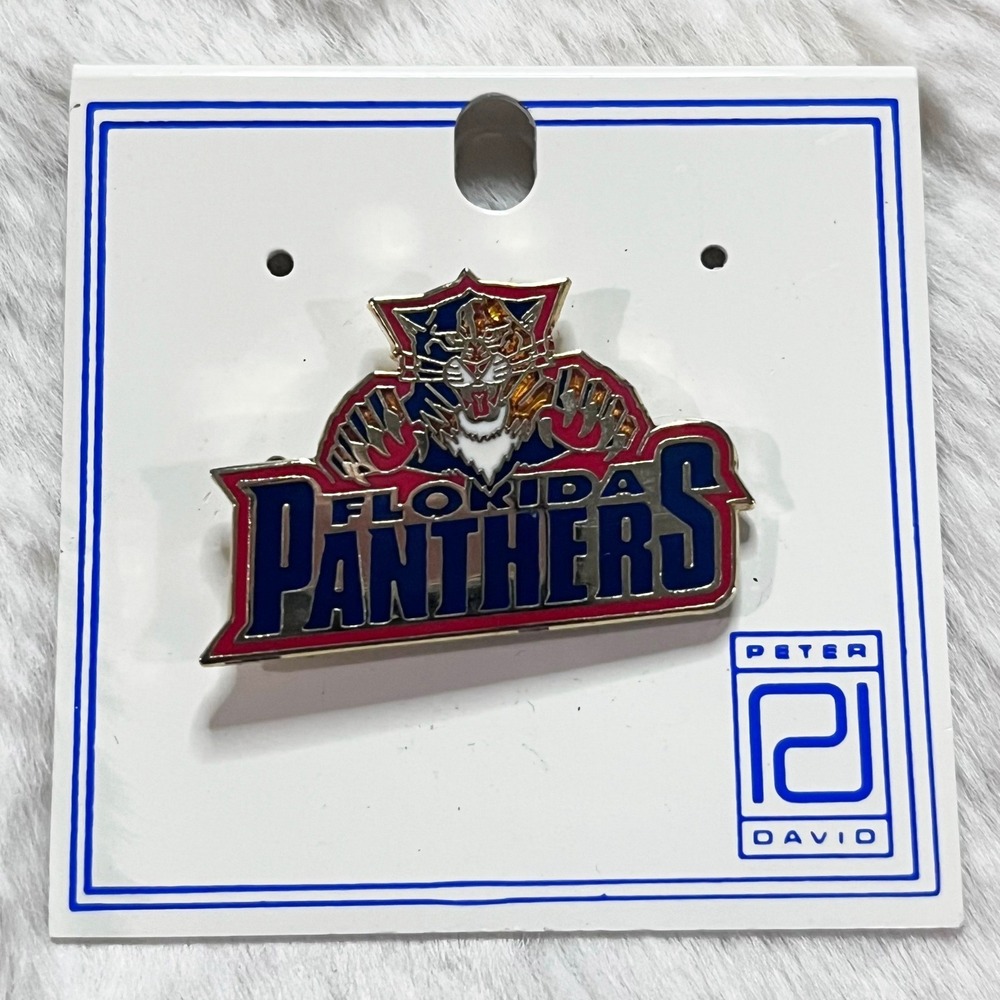 🔮 5/$25 Vintage NHL‎ Florida Panthers Hockey Pin